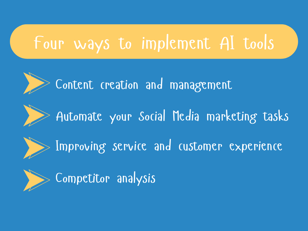 Four ways to implement AI tools